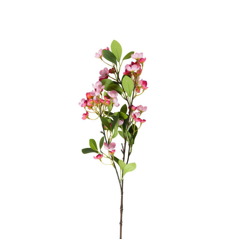 Kunstbloem magnolia - roze - 79 cm