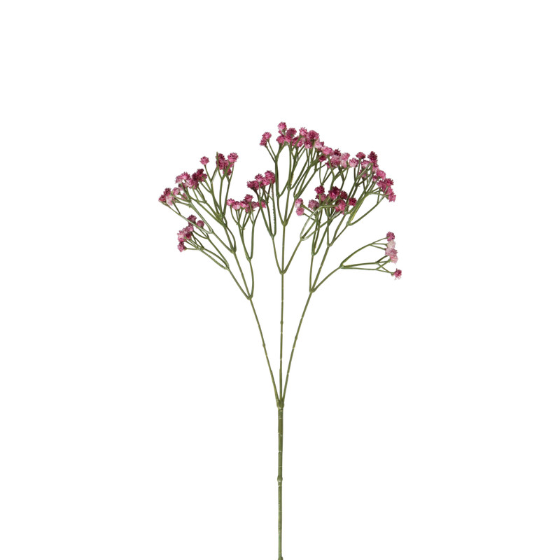 Kunstbloem gipskruid - roze - 67 cm