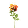 Kunstbloem dahlia - oranje - 75 cm