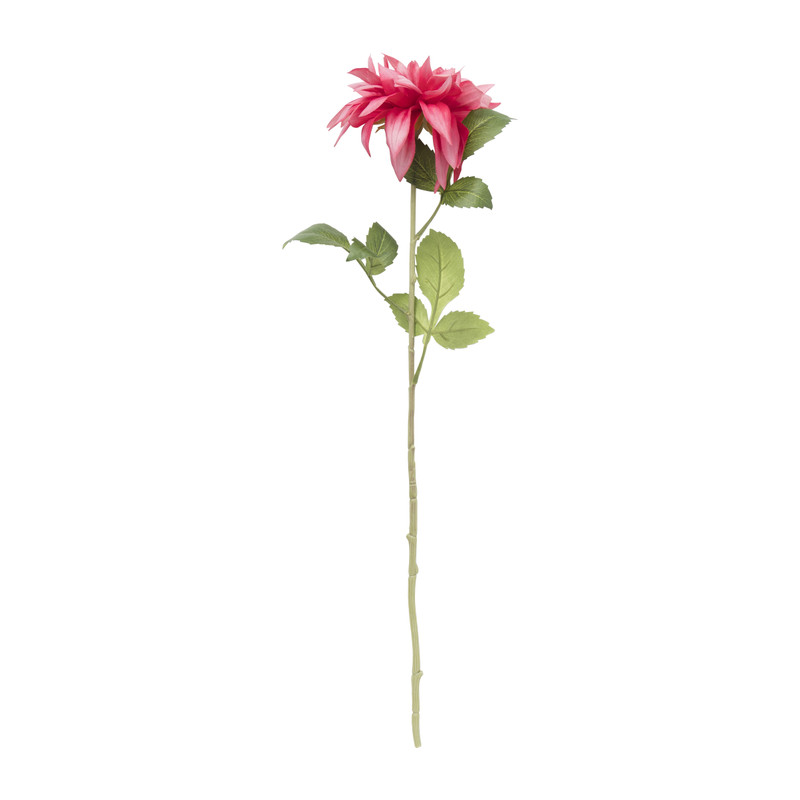 Kunstbloem dahlia - fuchsia - 75 cm