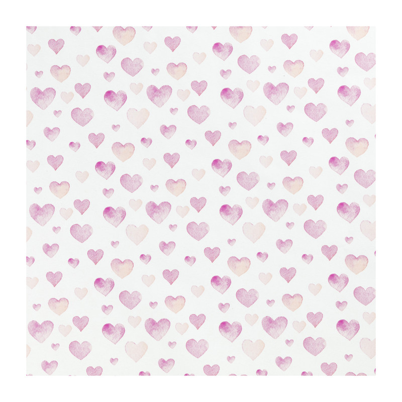 bitter Seminarie ik ben trots Inpakpapier hartjes - roze - 200x70 cm | Xenos