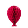 Honeycomb ballon - fuchsia - set van 2