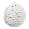 Lampion wit/goud - diverse varianten - ⌀25 cm 