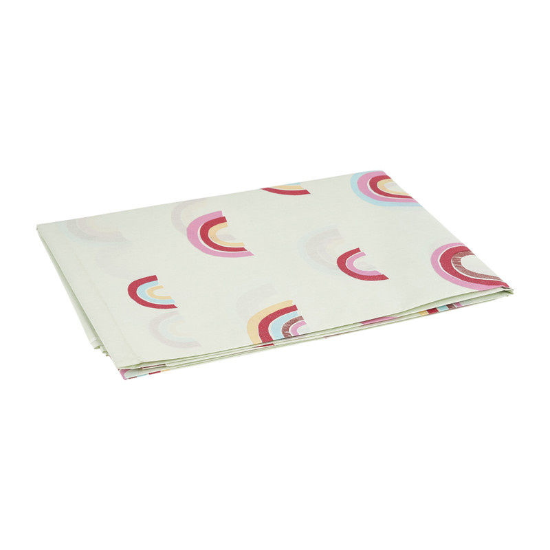 Tafelkleed papier - regenboog - 138x220 cm Xenos