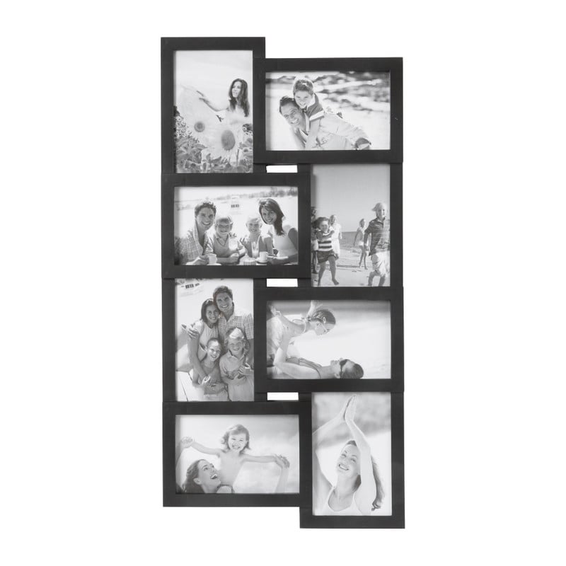 Onweersbui Droogte noodsituatie Collagelijst voor 8 foto's – zwart - 56x28 cm | Xenos