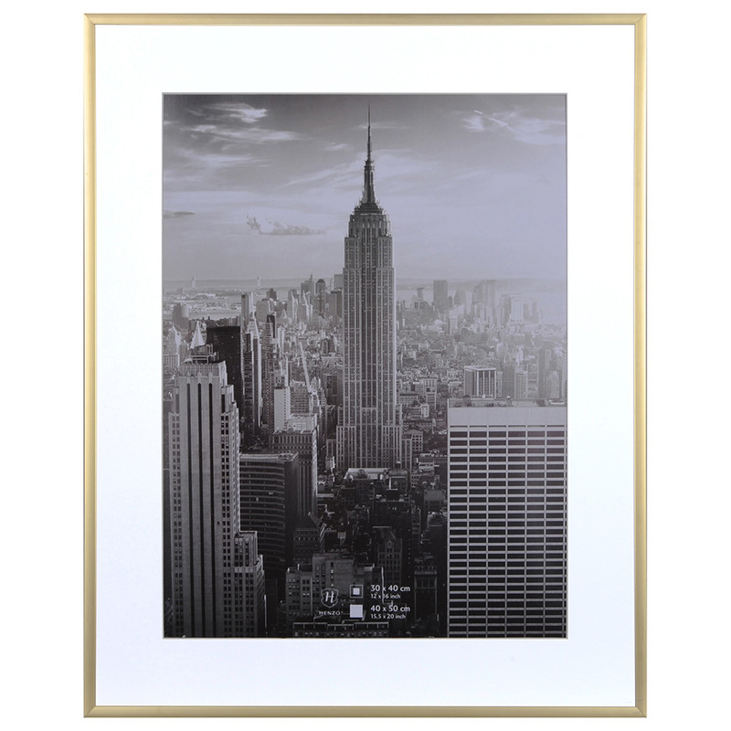 hengel warm Regelen Henzo fotolijst Manhattan - 40x50 cm - goud | Xenos