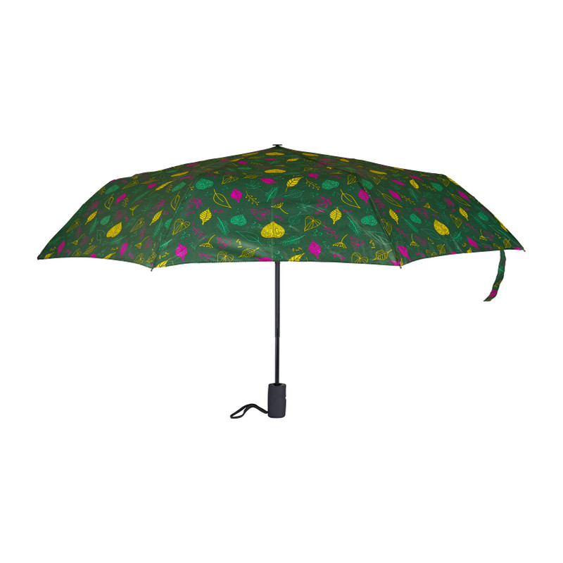 Voorlopige naam de eerste Schaar Paraplu groen met print - opvouwbaar | Xenos