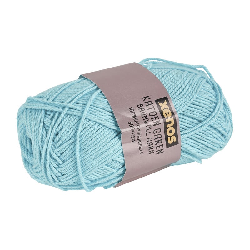 Garen katoen - turquoise - 50 gr