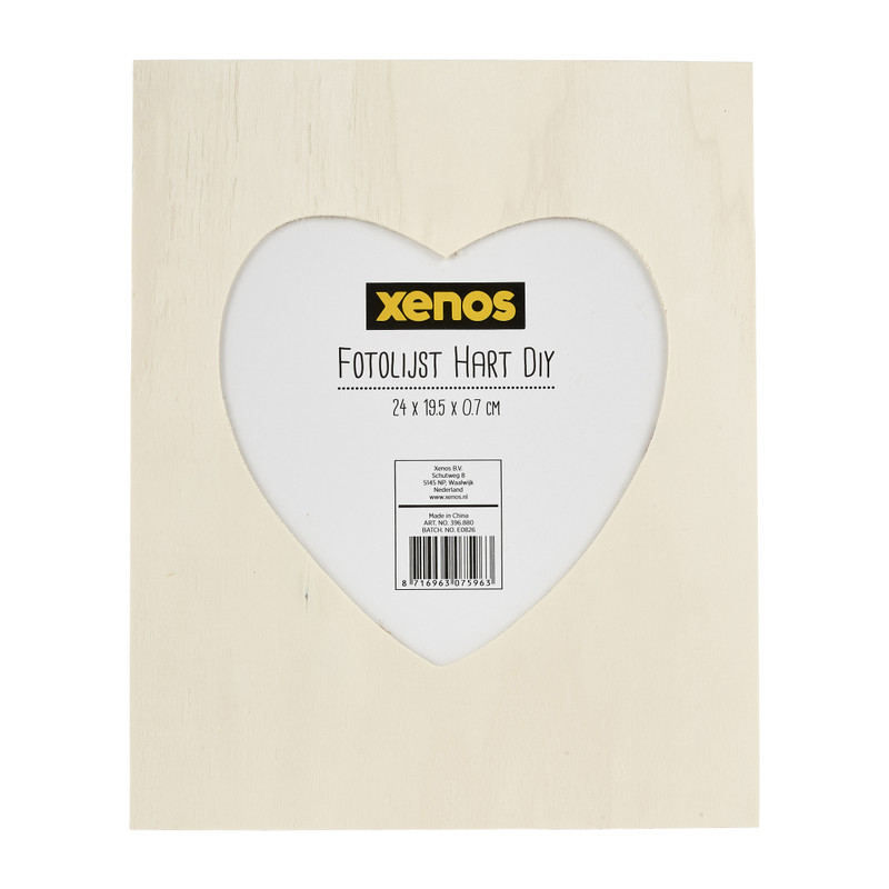 Fotolijst hart DIY - cm | Xenos