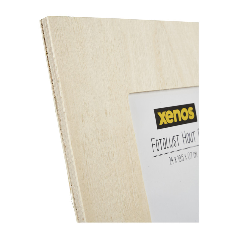 Verward een andere vuist Fotolijst hout DIY - 24x19.5x0.7 cm | Xenos