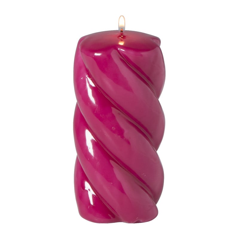 Stompkaars twist groot - fuchsia - ø7x14 cm