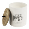 Geurkaars olifant in pot - Wild Rose