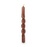 Twisted dinerkaars - cognac - ⌀3x25 cm