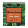 Home scent waxmelts - Dark Wood - 2x20 g