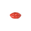 Kandelaar lippen - rood - 6x12.5x6 cm