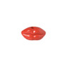 Kandelaar lippen - rood - 6x12.5x6 cm