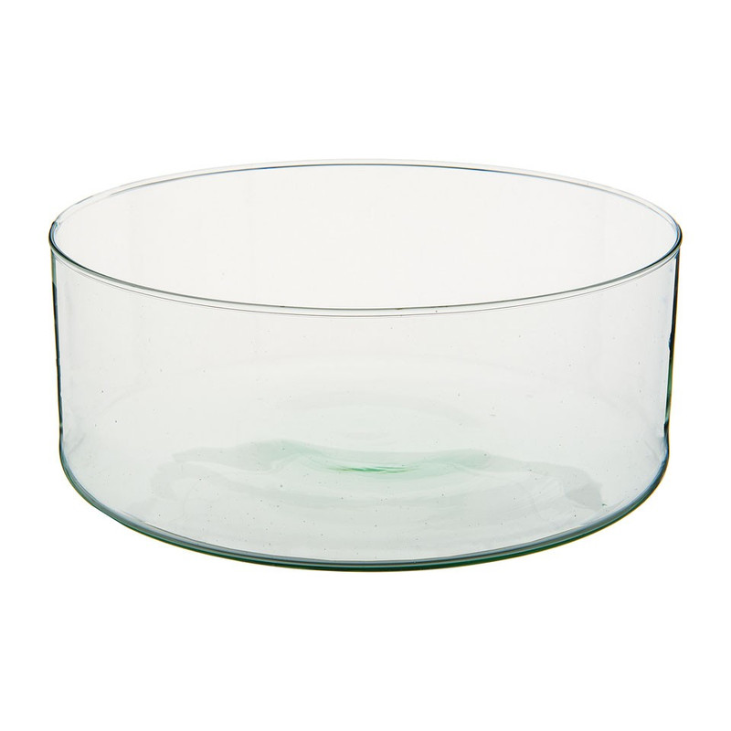 Cilinderschaal eco glas - 25x10 cm