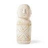 Decoratie beeld mummy - wit - 16 cm