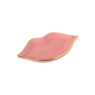 Deco schaaltje lippen - roze - 1.5x11.5x6 cm