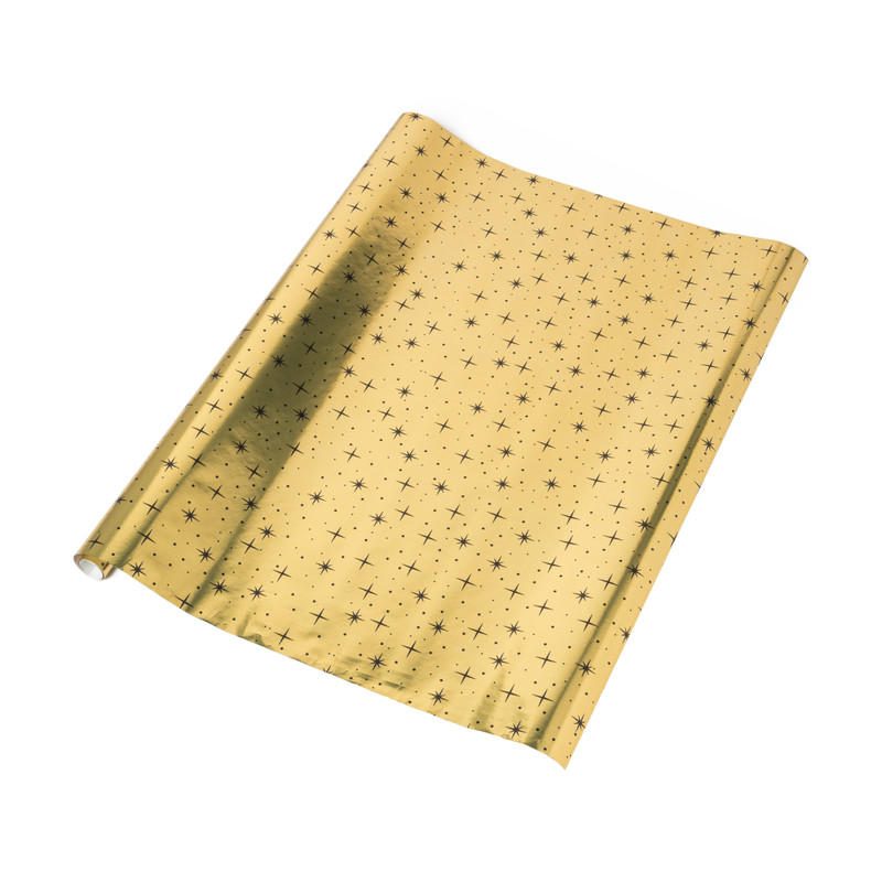 vleugel injecteren zweer Kerst inpakpapier ster - goud - 70x200 cm | Xenos