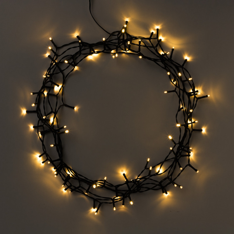 Kerstverlichting LED - warm wit - 100 lampjes - 7.5 meter