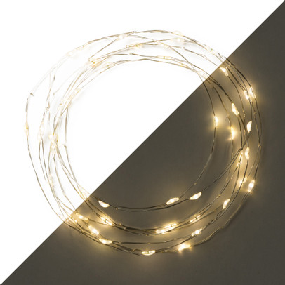 onhandig Nebu Lauw Draadverlichting - warm wit licht - 100 led lampjes - 4,95 meter | Xenos