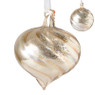 Kerstbal marble goud - diverse varianten - ⌀8 cm