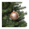 Kerstbal merry christmas - roze - ⌀8 cm