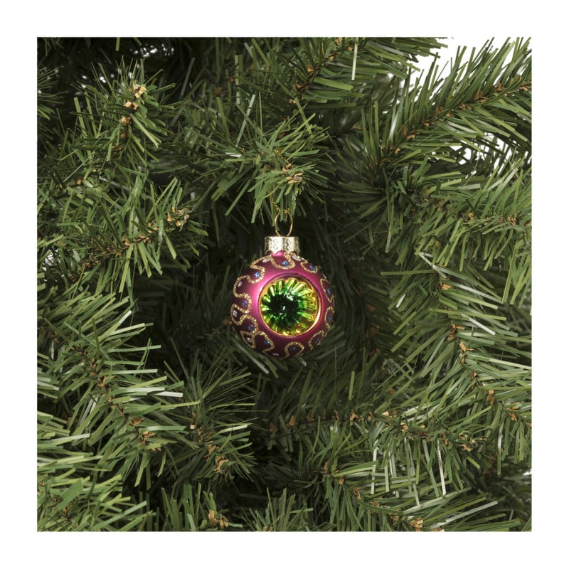 Kerstbal boho mini - diverse varianten - ø4 cm