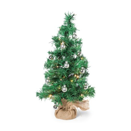 Kerstboom met LED lampjes - 60 cm