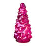 Lampje kerstboom groot - fuchsia - ø9.5x21 cm