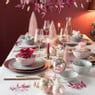 Kerstboom - roze - 15 cm 