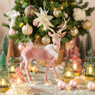 Kerstboom - roze - 15 cm 