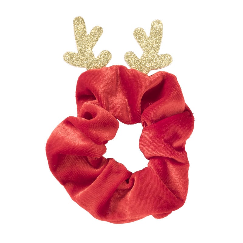 Scrunchie kerst - velvet - diverse kleuren