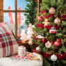 Kerstboom slinger - rood - 2 meter