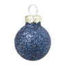 Kerstbal box - blauw - set van 24