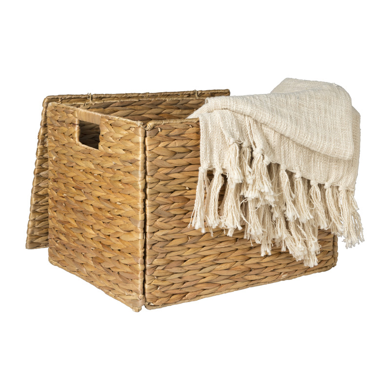 Mand met deksel opvouwbaar Sam - 33x45x35 cm