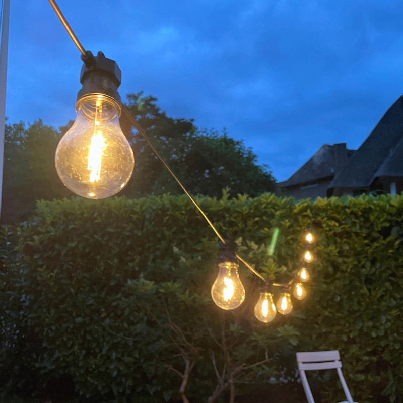 Lichtsnoer voor buiten - 10 LED lampen - 7.5 meter