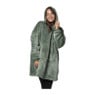 Oversized hoodie - groen - one size