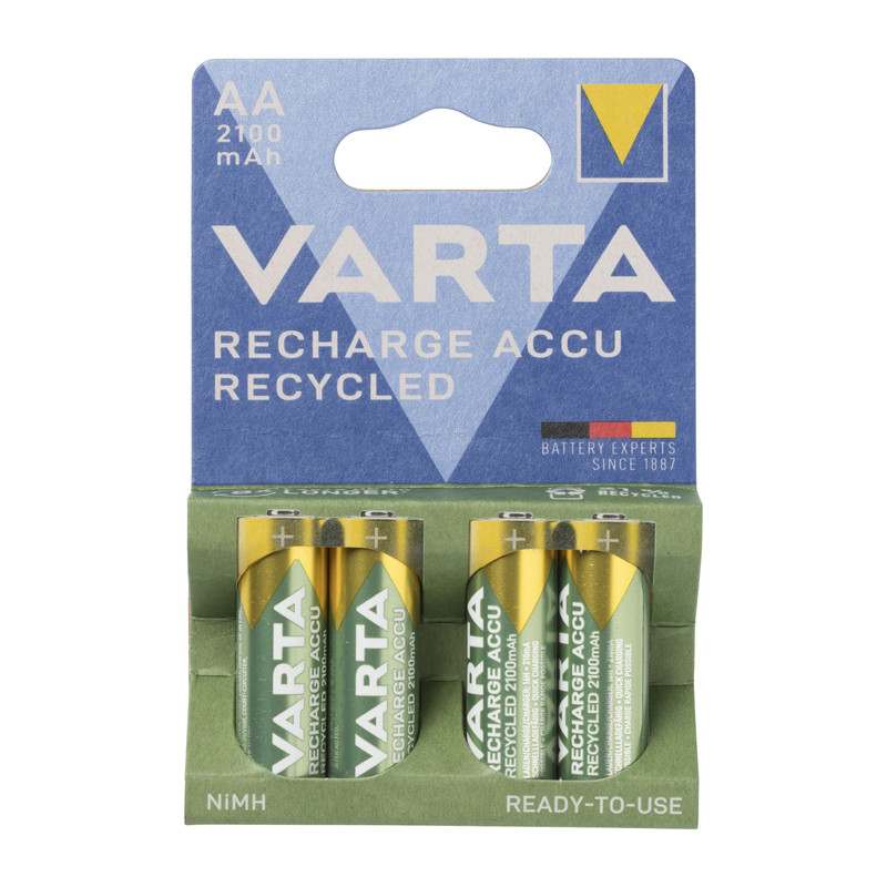 Aanvrager Beringstraat leugenaar Varta oplaadbare batterijen - AA - set van 4 | Xenos