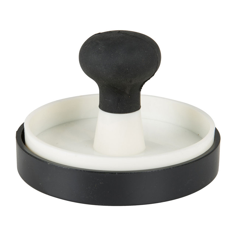 verlies uzelf planter ijsje Hamburger maker - zwart - 11.5 cm diameter | Xenos