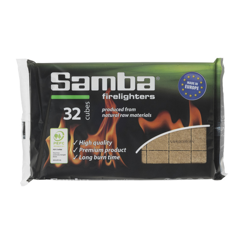 Samba aanmaakblokjes voor barbecue - set van 32