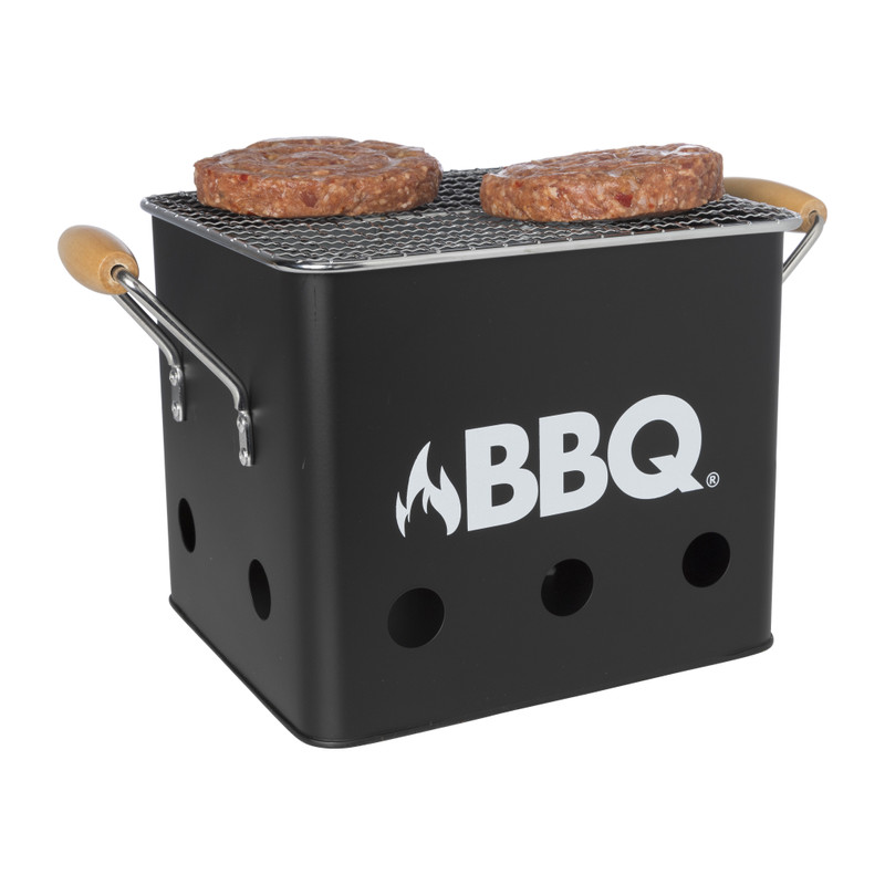 Bbq kubus - mini barbecue - 27.5x17x15.5 cm