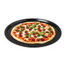 Pizzavorm geperforeerd - zwart - ø31 cm 