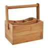 Keuken caddy - bamboe - 23x14x23.5 cm