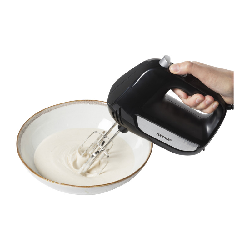 Tomado handmixer - 6 snelheden - zwart