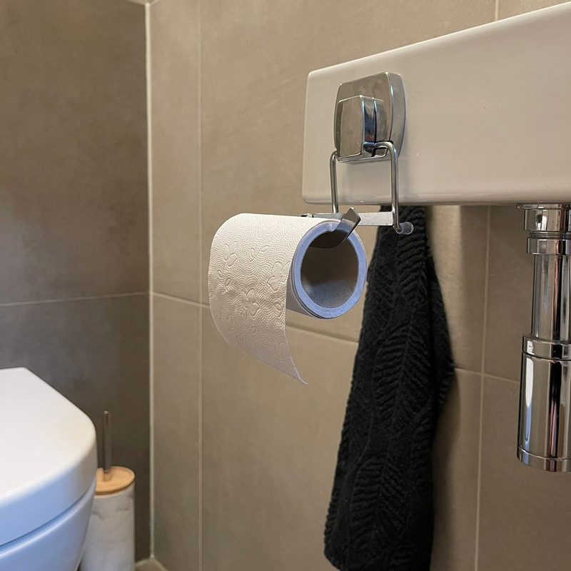 Bediening mogelijk Kinderrijmpjes Investeren Toiletpapier houder easy lock - 12x9x10 cm | Xenos