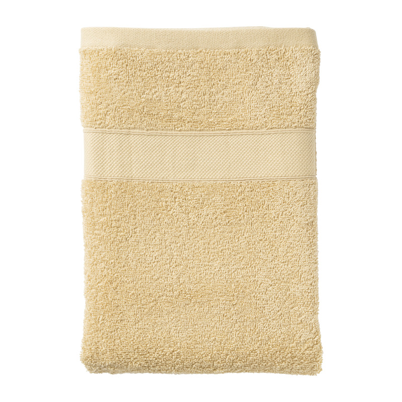 Handdoek groot - okergeel - 70x140 cm