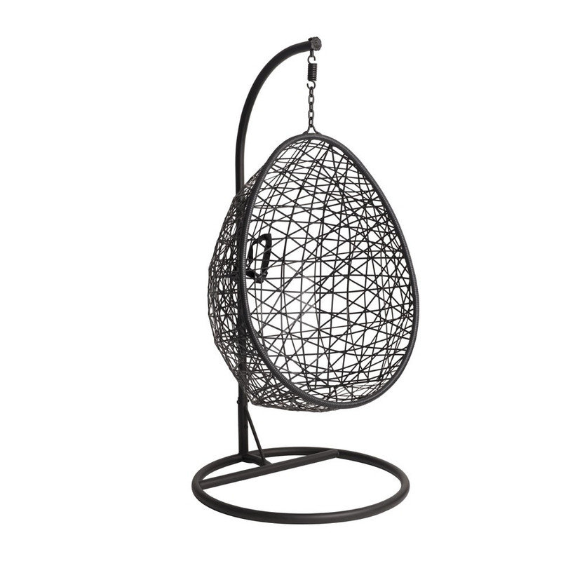 Hangstoel swing - zwart 95x95x200 cm | Xenos