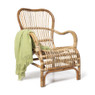 Rotan fauteuil Bandung - naturel - 83x69x84 cm